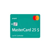 گیفت کارت مستر 25 دلاری آمریکا